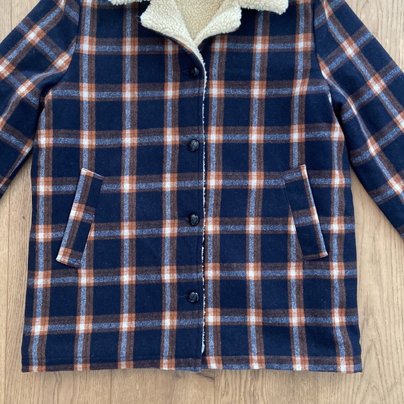 Rolla's Check Sherpa Coat - Picture 7 of 13